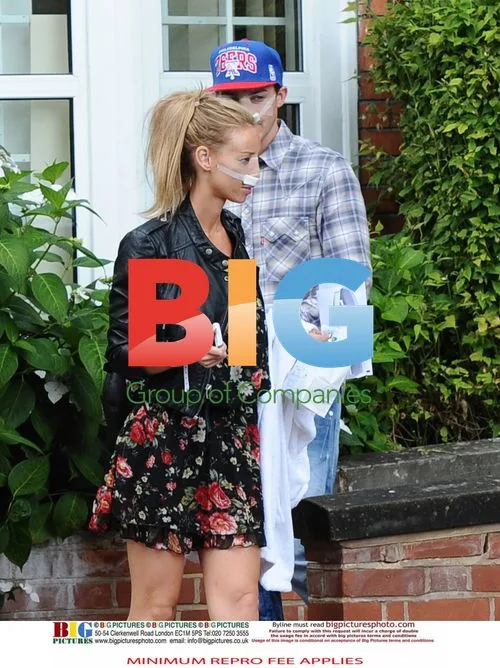 TOWIE stars Kirk Norcross and Lauren Pope leave hospital after nose job