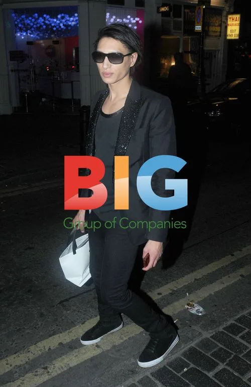 Celebs at The Box, London