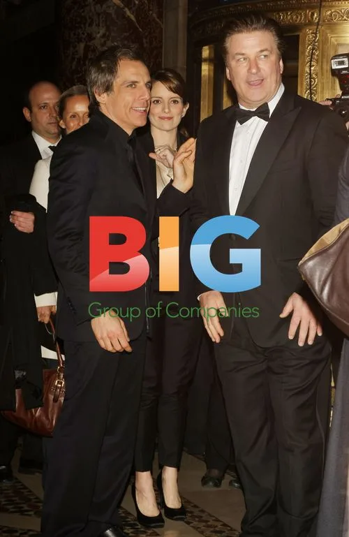 Ben Stiller, Alec Baldwin, and Tina Fey at event