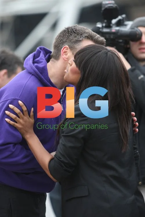 Alexandra Burke and Steve Backley Compete in Cadbury Spots v Stripes