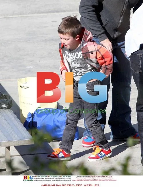 Beckham Boys Enjoy Skate Park