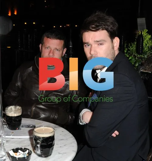 Dave Berry and Dermott O'Leary out in London