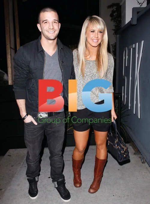 Mark Ballas and Chelsea Hightower at DWTS Cast Party