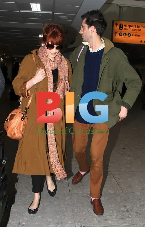 Florence Welch Arrives at Heathrow