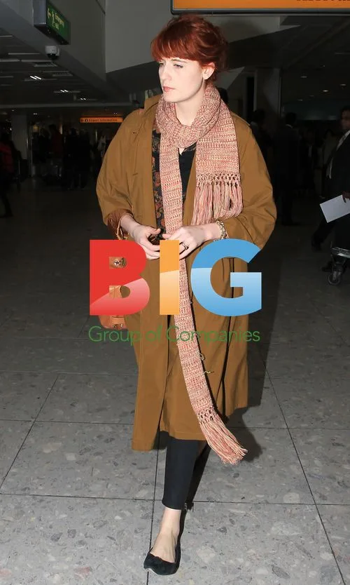 Florence Welch Arrives at Heathrow