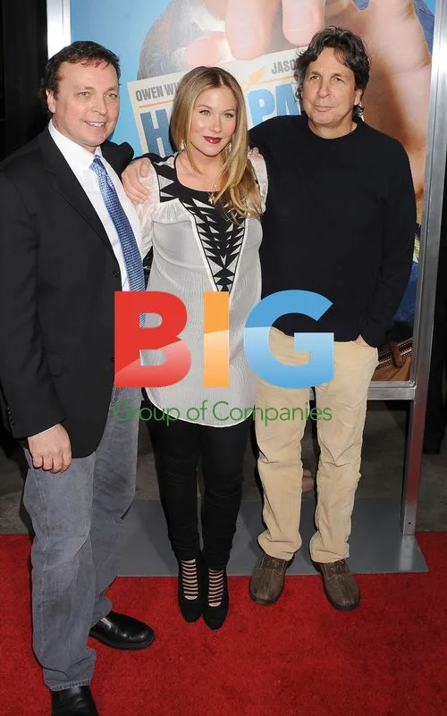 Bobby Farrelly, Christina Applegate and Peter Farrelly at "Hall Pass" Premiere