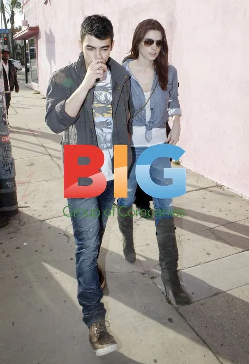 Joe Jonas and Ashley Greene in West Hollywood