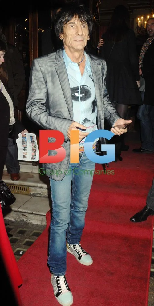 Ronnie Wood at 'Million Dollar Quartet' Opening