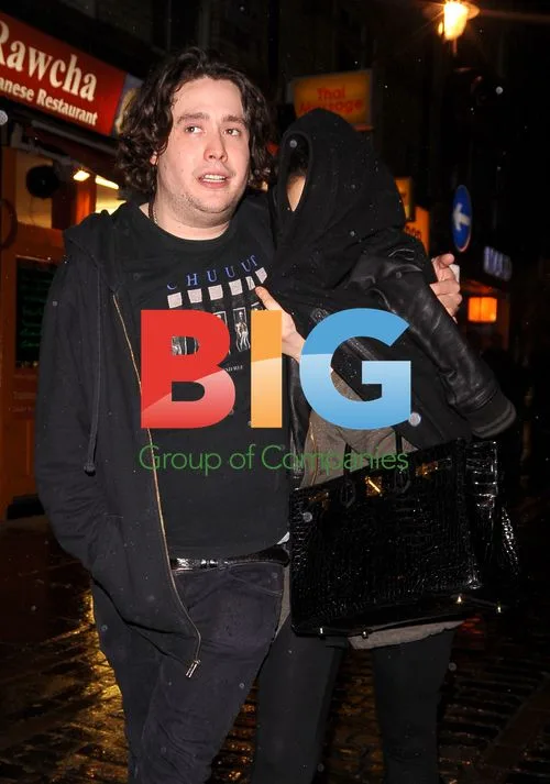 Camilla al Fayed leaving the Box Club in London