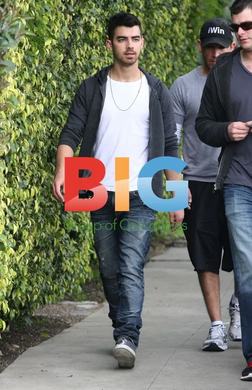 Joe Jonas Lunch with Friends