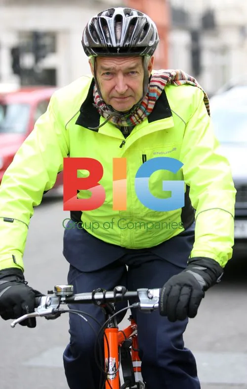 John Snow Riding Bike