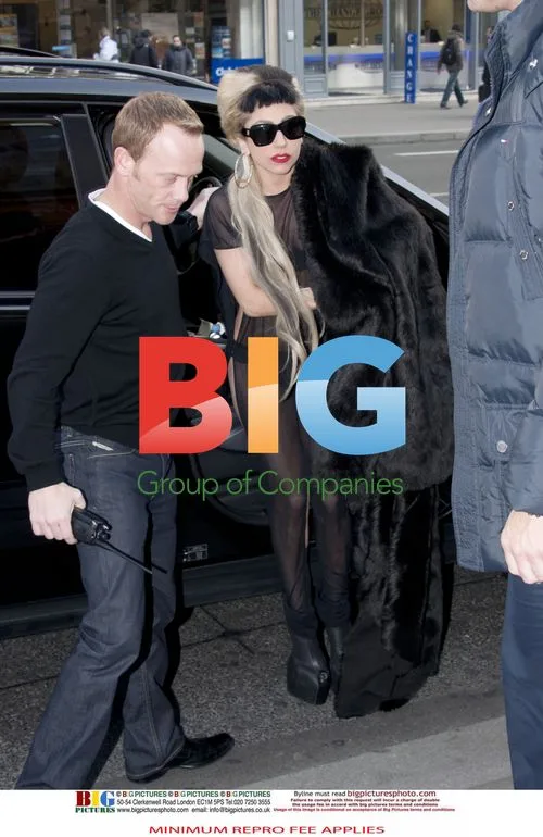 Lady Gaga at Mugler Store, Paris