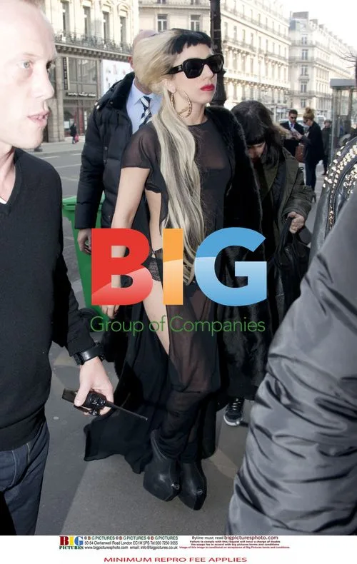 Lady Gaga at Mugler Paris Fashion Week