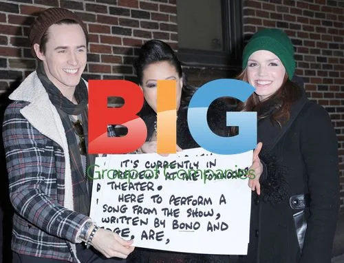 Reeve Carney, Teresa Victoria Carpio and Jennifer Damiano on Letterman