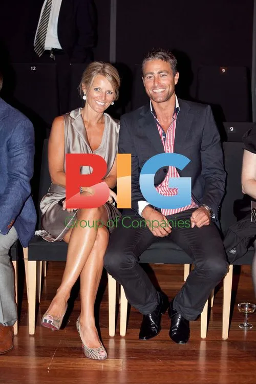 Toby Roberts and Simone Warne at 2011 Myer Fashion Launch