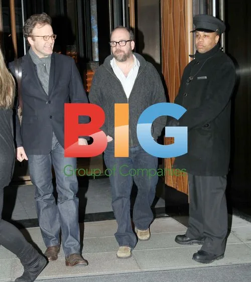 Paul Giamatti Leaves Hotel in NYC