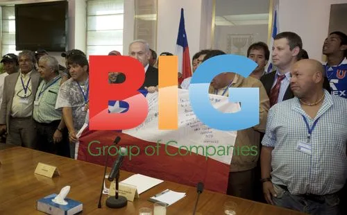 Chilean Miners Meet Israeli PM