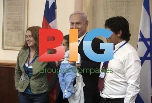 Chilean Miner Meets Israeli PM