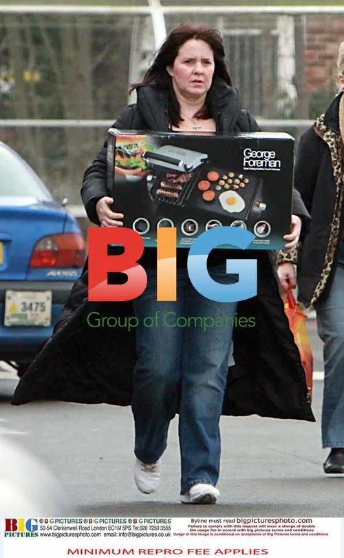 Coleen Nolan Stops to Buy George Foreman Grill
