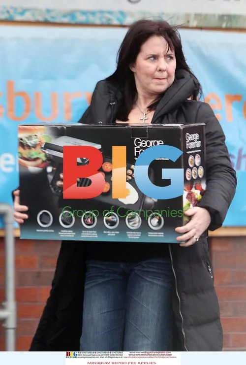 Coleen Nolan Shopping at Argos and Sainsbury's