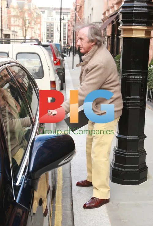 Jackie Stewart leaves Hayward shop in London
