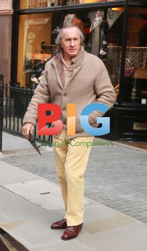 Jackie Stewart Leaves Clothing Store