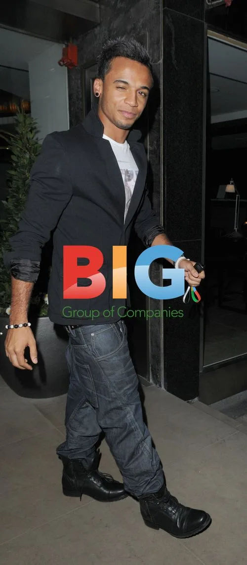 JLS Leaving Hotel in London