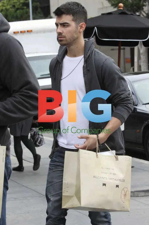 Joe Jonas Shopping in West Hollywood