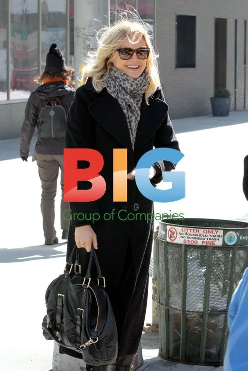 Malin Akerman in Winter Coat