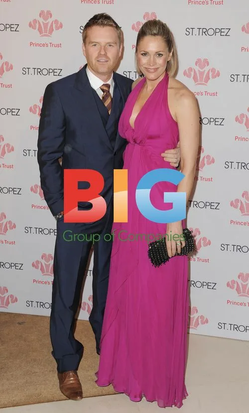 James Midgley and Jenni Falconer at Prince's Trust Gala