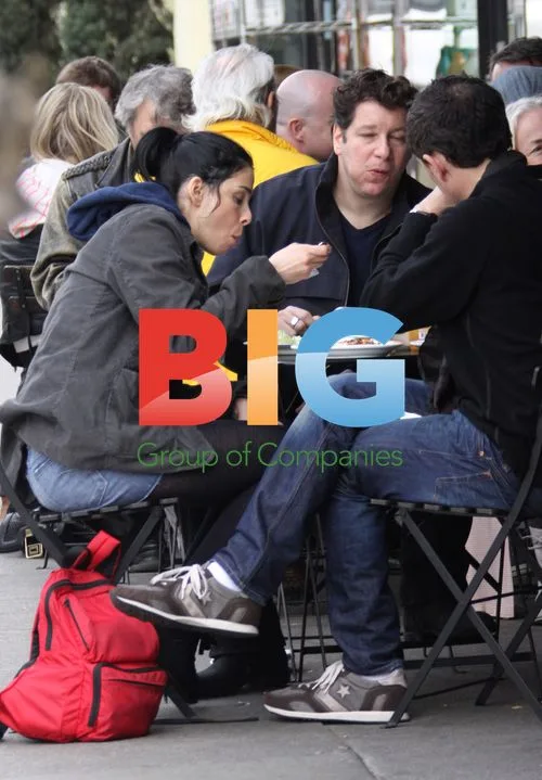 Sarah Silverman and Jeffrey Ross Lunch