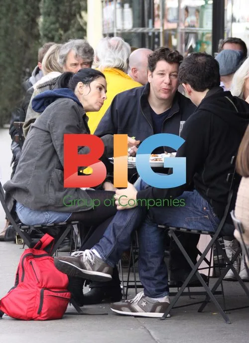Sarah Silverman and Jeffrey Ross Lunch in LA
