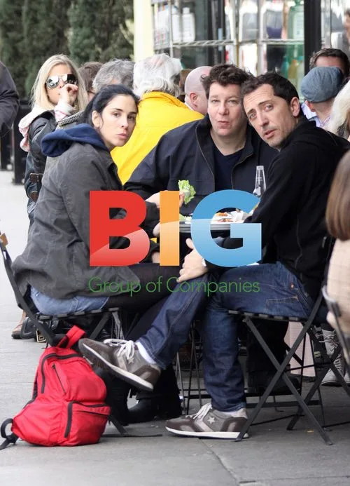 Sarah Silverman and Jeffrey Ross Lunch