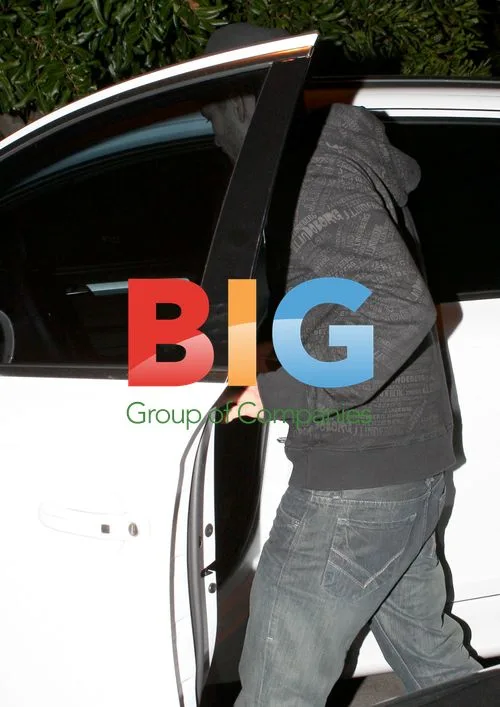 Justin Timberlake and Jessica Biel Leaving Bowling Alley
