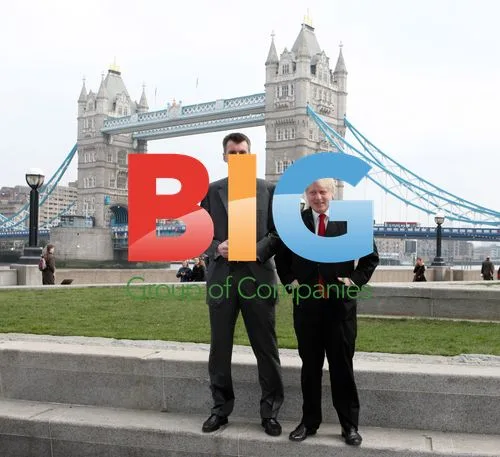 Boris Johnson and Mikhail Prokhorov Meet Near Tower Bridge