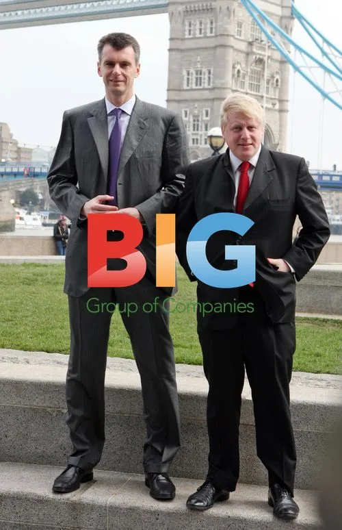Boris Johnson Meets Mikhail Prokhorov in London