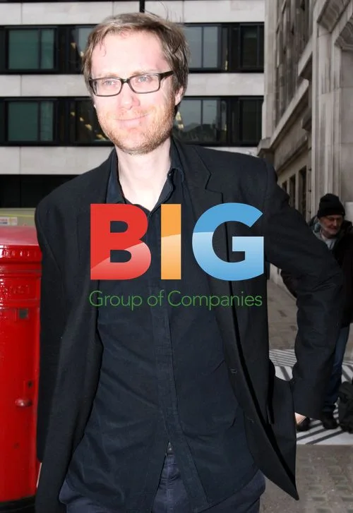 Stephen Merchant at Radio Two Studios