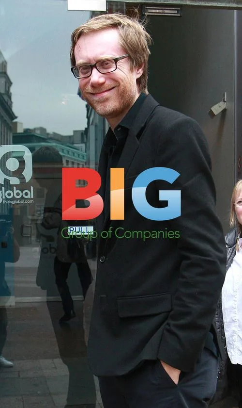 Stephen Merchant at Heart FM Studios