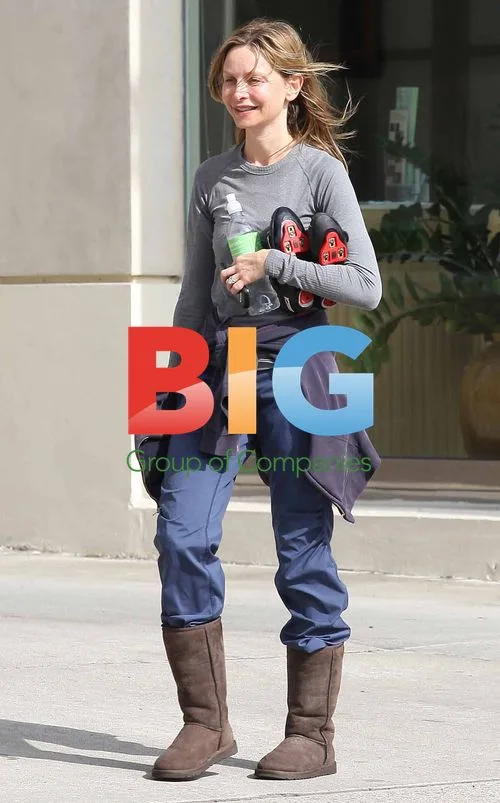 Calista Flockhart Runs Errands in LA