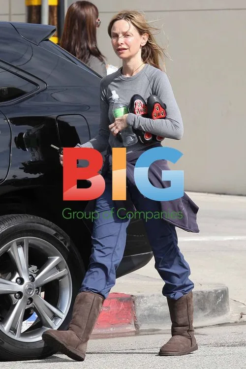 Calista Flockhart Running Errands