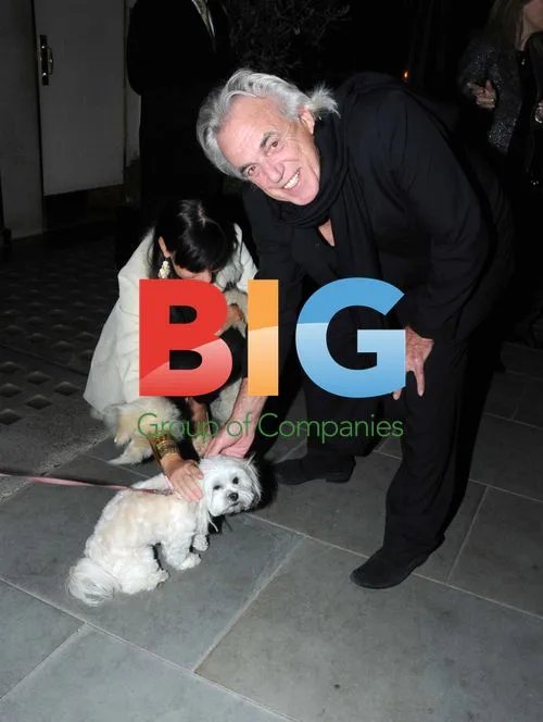 Peter Stringfellow outside Scotts in London