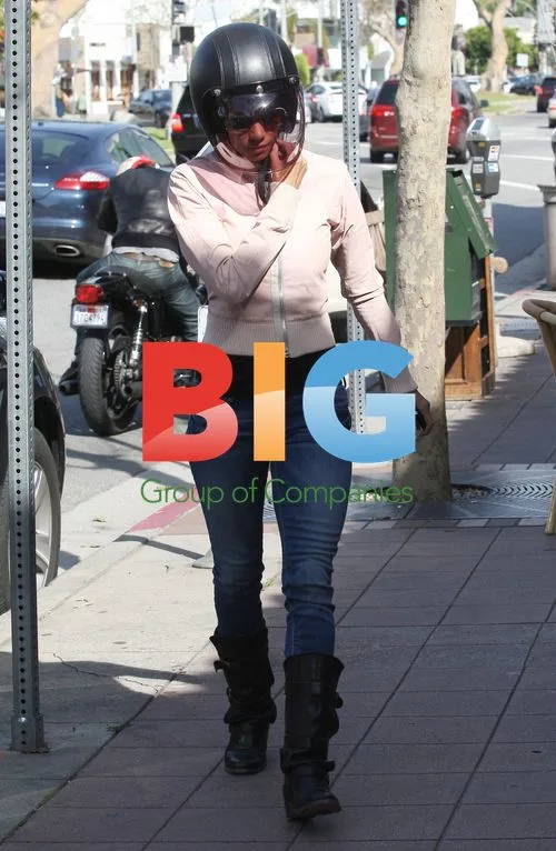 Halle Berry and Olivier Martinez Ride Harley