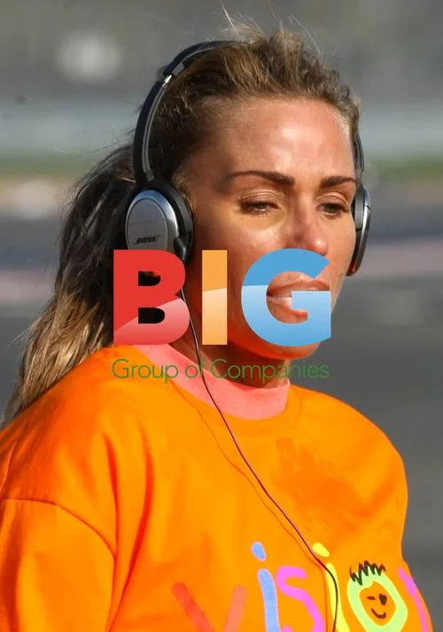 Katie Price Runs Adidas Silverstone Half Marathon