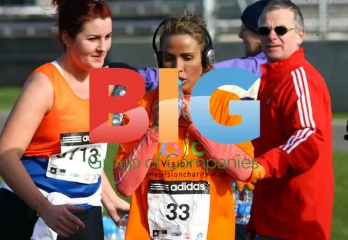 Katie Price and family at Adidas Silverstone Half Marathon