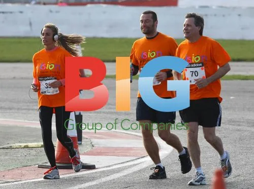 Katie Price and Family Run Adidas Silverstone Half Marathon