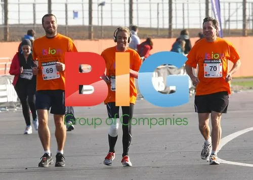 Katie Price Runs Adidas Silverstone Half Marathon