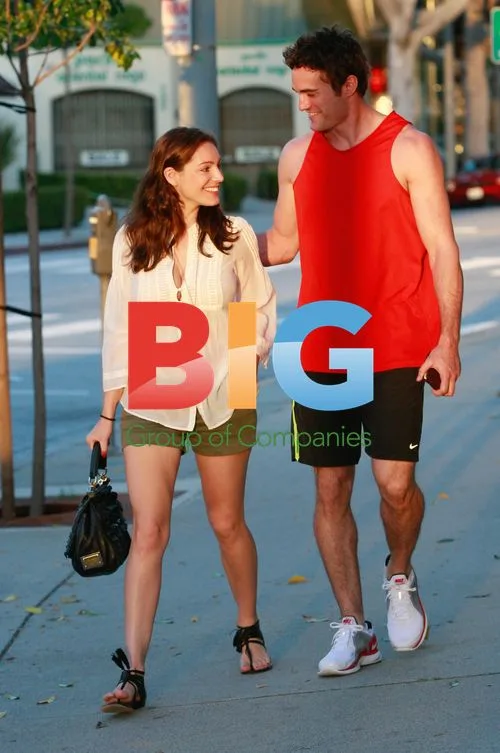 Kelly Brook and Thom Evans on a date