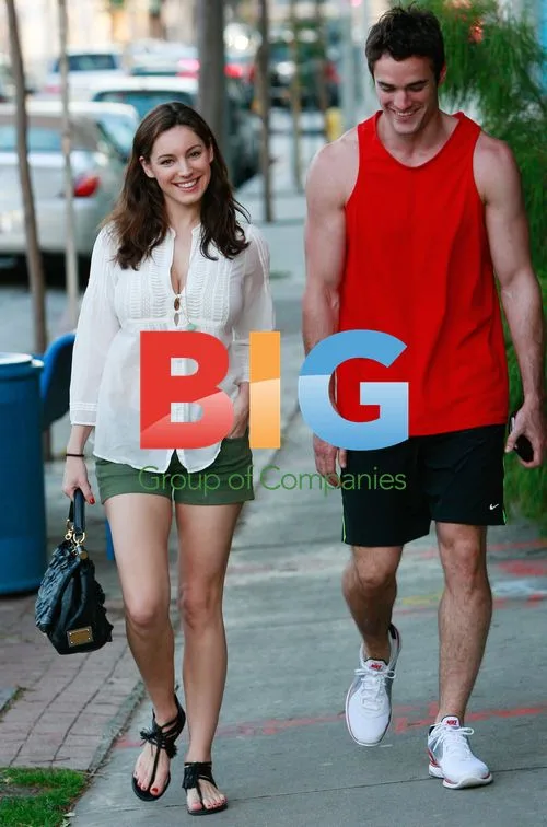 Kelly Brook and Thom Evans on a date