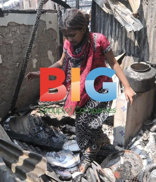 Rubina Ali's Slum Home Destroyed by Fire