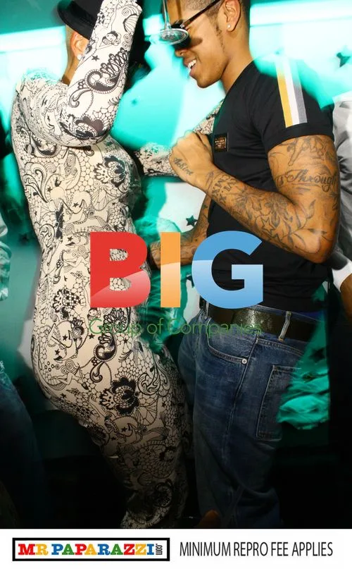 Amber Rose and Chipmunk Dancing at 'Love Candy' Club